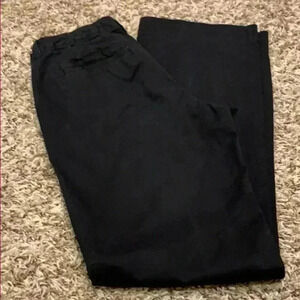 Black boot cut pants